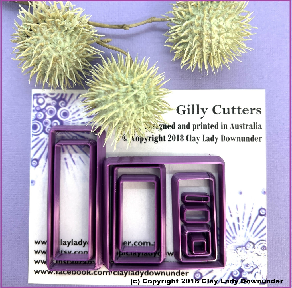 Polymer clay cutters | Squares & Rectangles | Ceramic Clay | Clay Tools | Clay Supplies