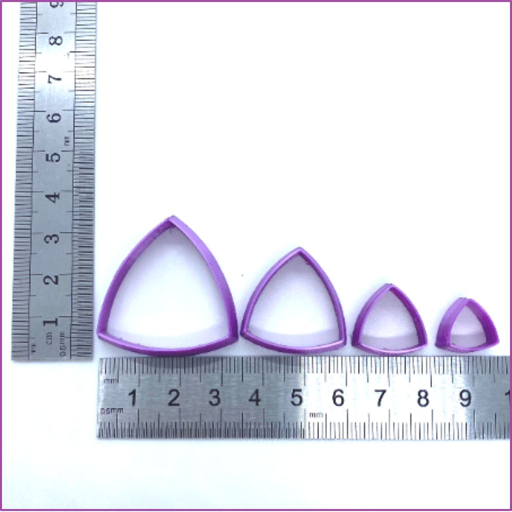 Polymer clay shape cutters | Anna Triangle shape | Clay Tools | Clay Supplies