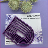 Polymer clay shape cutters | (Arch shape) | metal and ceramic clay cutters | Clay Tools | Clay Supplies