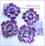 Polymer clay cutters (Aztec - Sante Fe) | Clay Tools | Clay Supplies