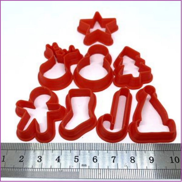 Polymer clay shape cutters | Christmas MK III Shapes | Clay Tools | Clay Supplies