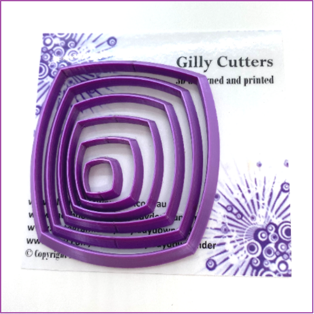 Polymer clay cutters | Courtney MK Rectangle | Ceramic Clay | Clay tools | Clay supplies