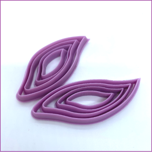 Resin Polymer clay cutters | Curly leaves | Clay Tools | Clay Supplies