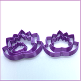 Polymer clay cutters (Lotus Flower shapes) Ceramic Clay | Clay Tools | Clay Supplies