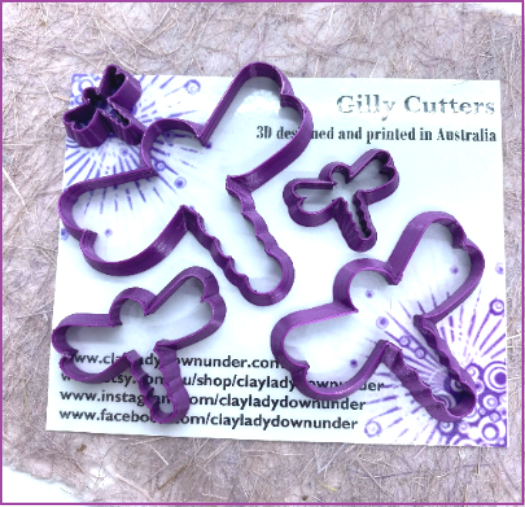 Polymer clay cutters | Dragon Fly II | Ceramic Clay | Clay tools | Clay supplies