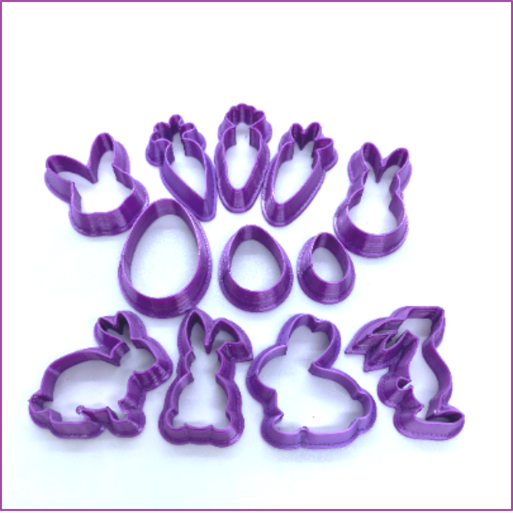 Polymer clay cutters | Easter shapes | Ceramic Clay | Clay tools | Clay supplies