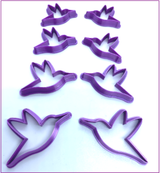 Polymer clay cutters | Humming Birds | Ceramic Clay | Clay tools | Clay supplies