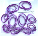 Polymer clay cutters | Mirrored Organic Ovals | Ceramic Clay | Clay tools | Clay supplies