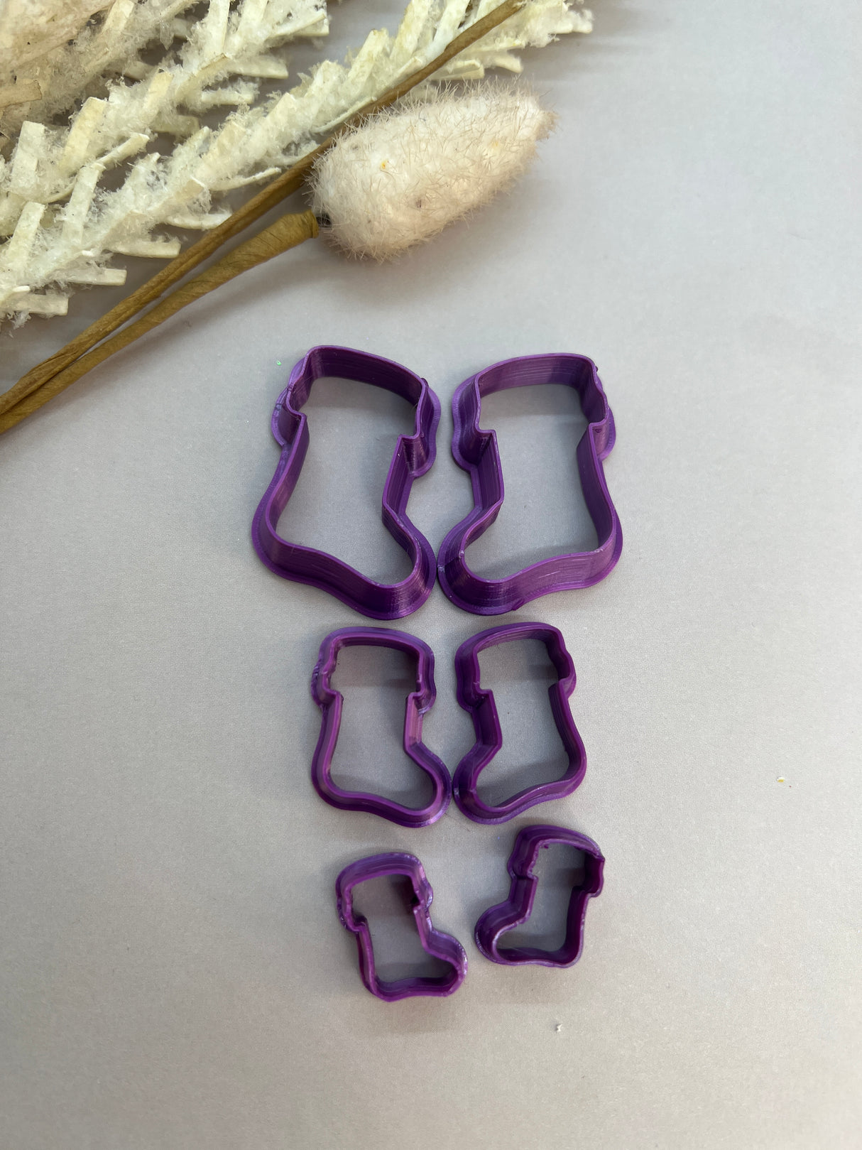 Polymer clay shape cutters | Santa's Boots | clay cutters | Clay Tools | Clay Supplies