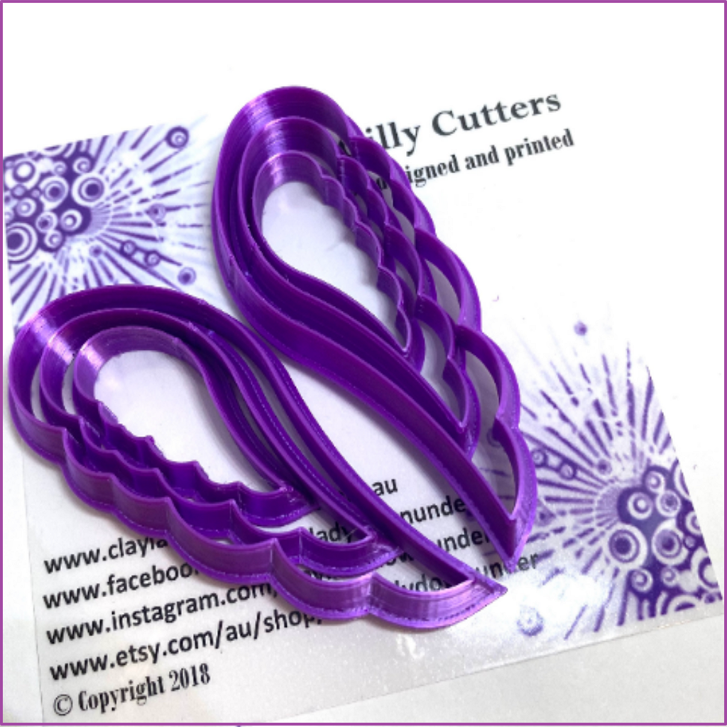 Polymer clay shape cutters | Fairy Wings | Clay Tools | Clay Supplies