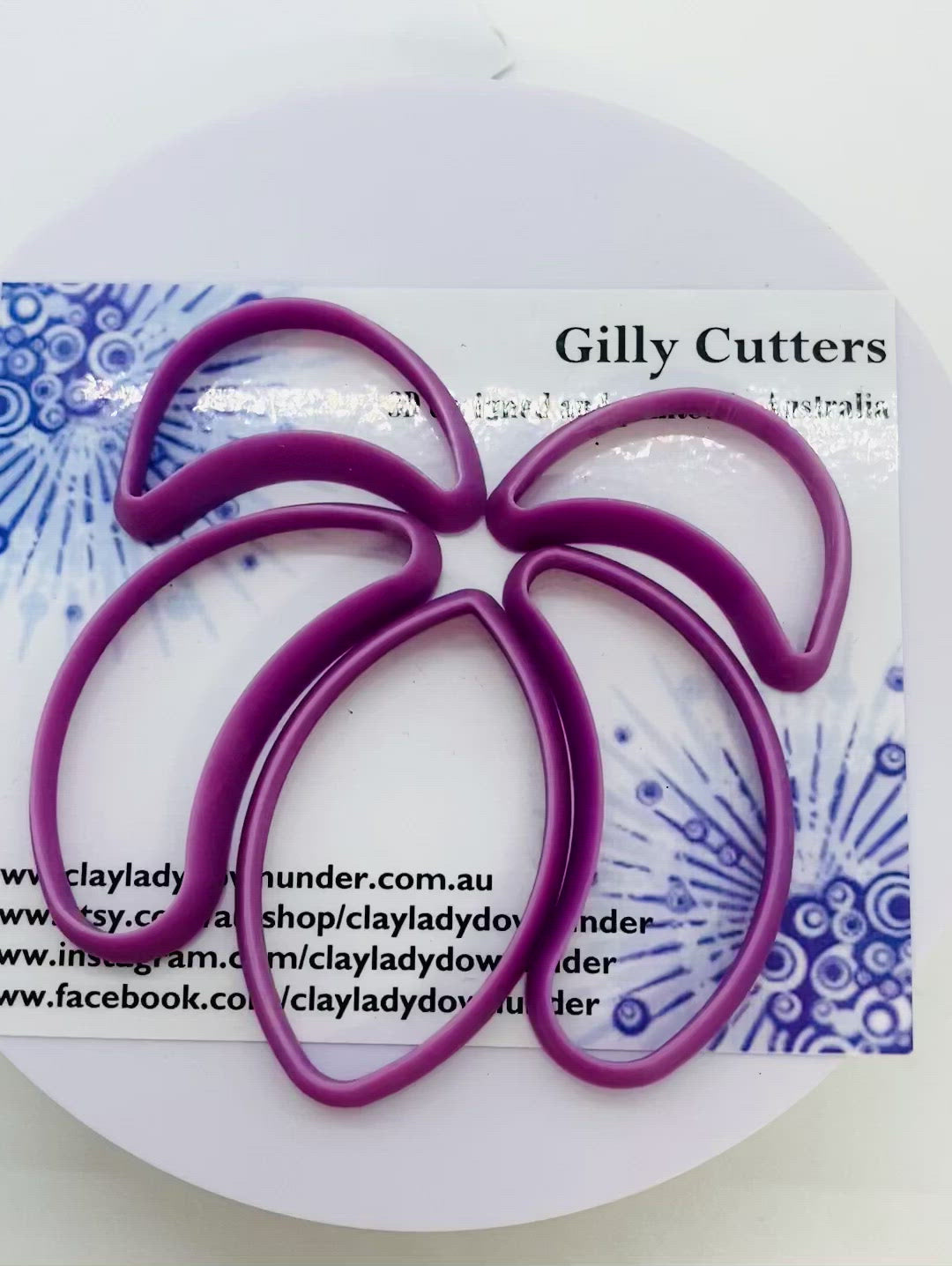 Resin Polymer clay cutters | Gilly cutters Eve | Clay Tools | Clay Supplies