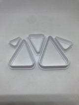 Polymer clay cutters | Rounded Triangles | Ceramic Clay | Clay tools | Clay supplies