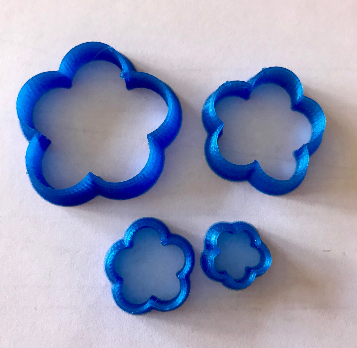 Resin Polymer clay cutters | 5 Petal flowers | Clay Tools | Clay Supplies
