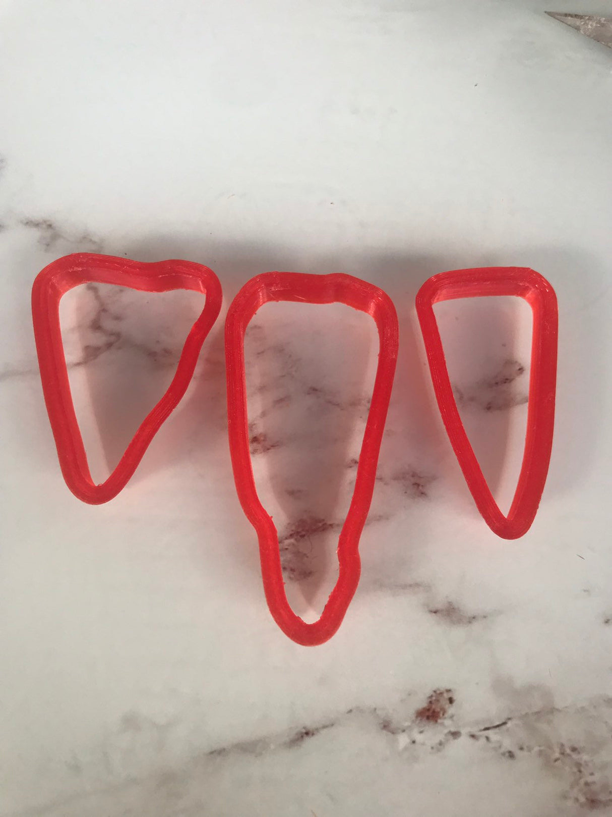 Polymer clay cutters | Teeth Shards | Ceramic Clay | Clay tools | Clay supplies