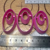 Polymer clay cutters | Double Oval | Ceramic Clay | Clay tools | Clay supplies