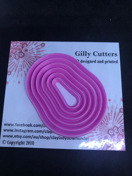 Polymer clay shape cutters | Alice Keyhole Shapes | Clay Tools | Clay Supplies