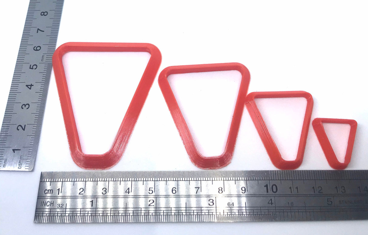 Polymer clay shape cutters | Rounded Triangle MK II | Clay Tools | Clay Supplies
