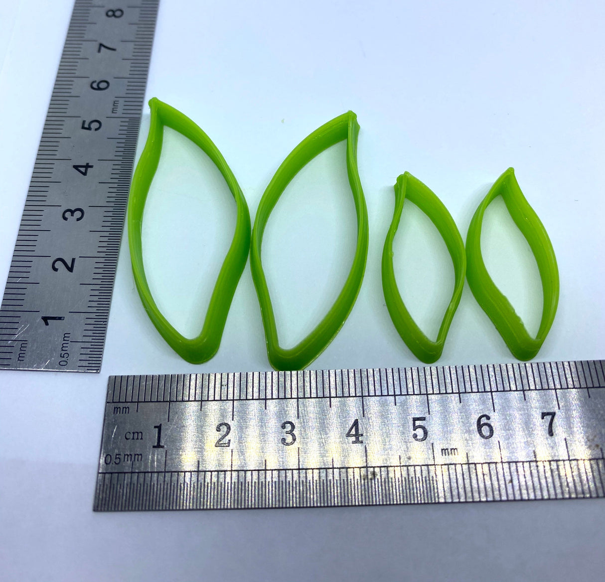 Polymer clay curly leaves leaf shape cutters,Clay tools and supplies