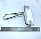 Solid Acrylic clear roller brayer 10cm with handle