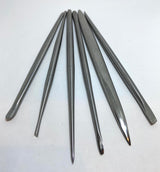 Set of 6 - Gilly’s polymer clay, precious metal (PMC) and ceramic sculpting tools
