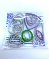 Resin cutters - Lucky dip sample packs - Polymer clay cutters, precious metalcaly, ceramic clay cutters, Gilly cutters
