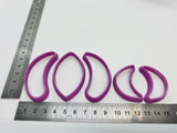 Resin Polymer clay shape cutters, precious metal, ceramic clay cutters, Gilly cutters (Eve)