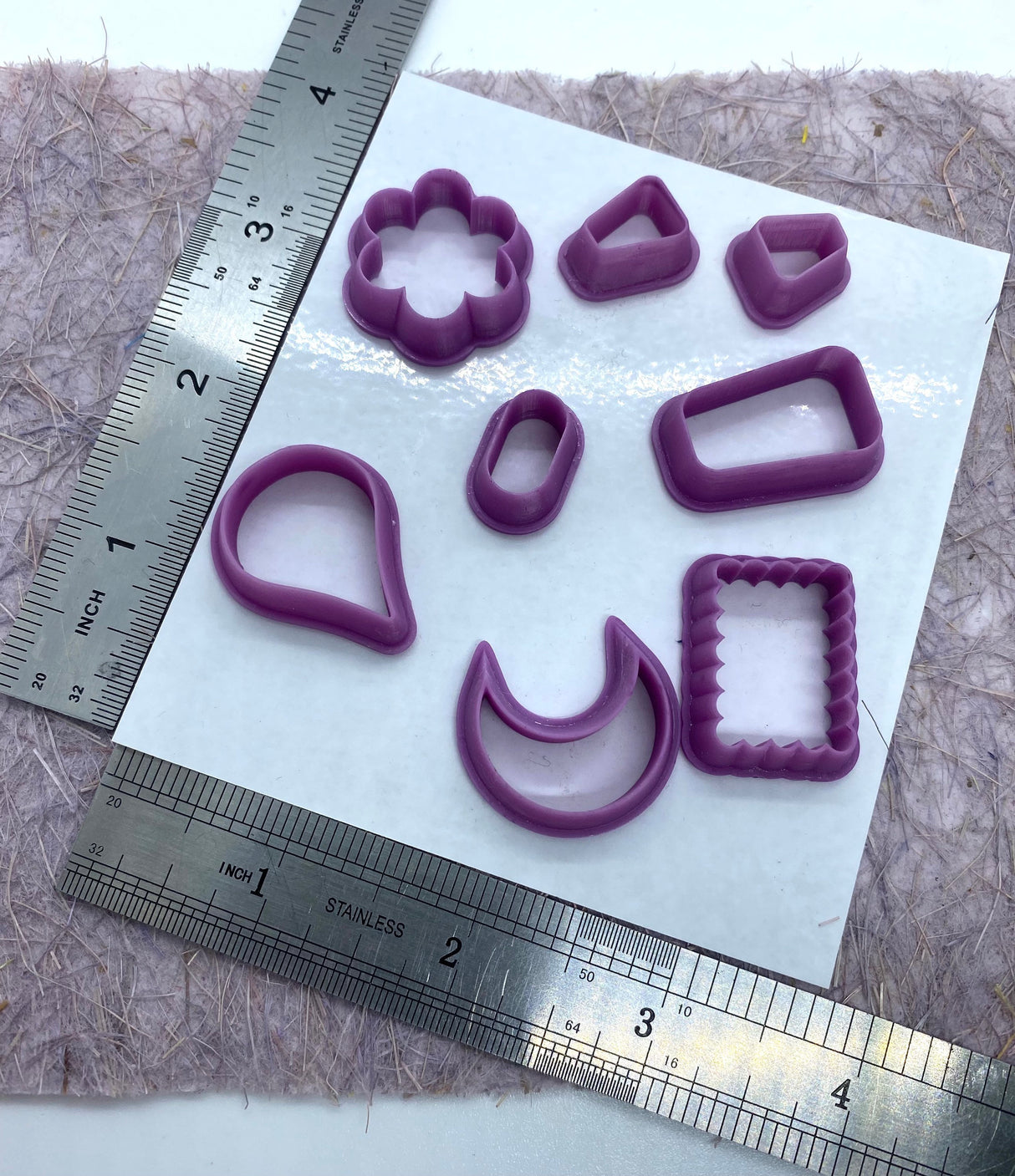 Resin polymer clay shape cutters, Gilly cutters (Kita MK i) precious metal, ceramic clay cutters, shapes