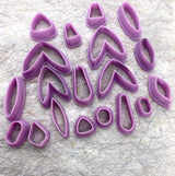 Resin Polymer clay shape cutters, precious metal, ceramic clay cutters, Gilly cutters (Lois MK III)