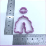 Resin Polymer clay shape cutters (Curly Arch) precious metal, ceramic clay cutters, Gilly cutters