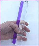 Solid Purple Acrylic clear roller 20cm for polymer or ceramic clay, fondant