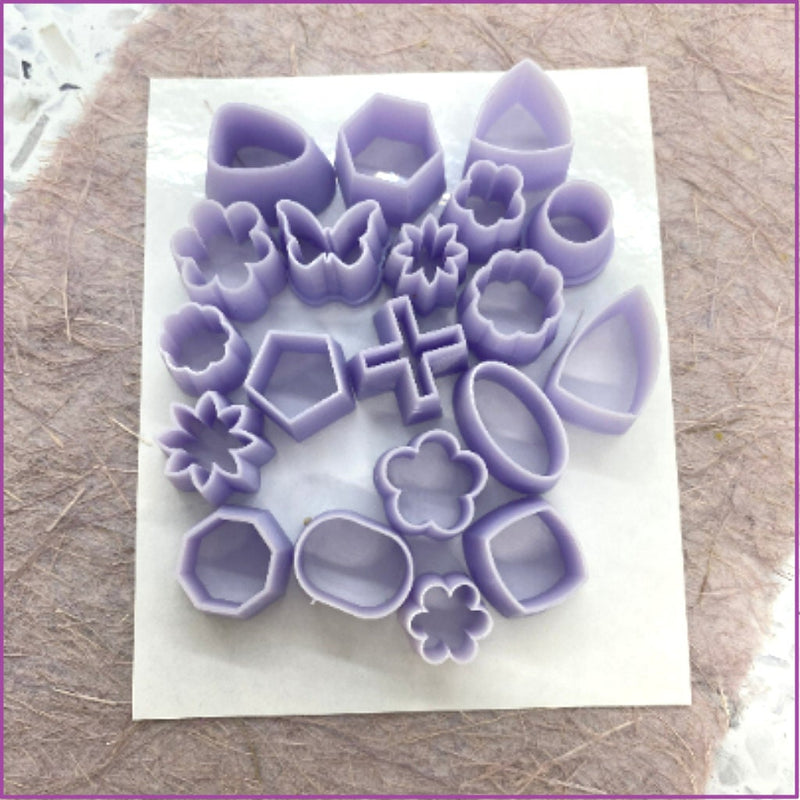Resin Polymer clay shape cutters (Tall Bambinos Micro Shapes), clay cutters, Gilly cutters, Clay Tools, Clay Supplies