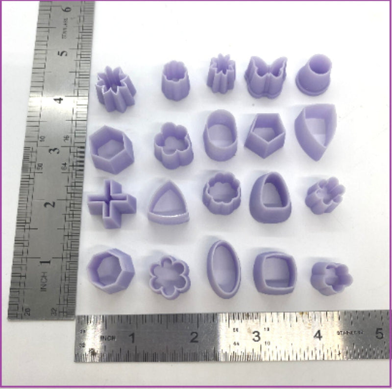 Resin Polymer clay shape cutters (Tall Bambinos Micro Shapes), clay cutters, Gilly cutters, Clay Tools, Clay Supplies