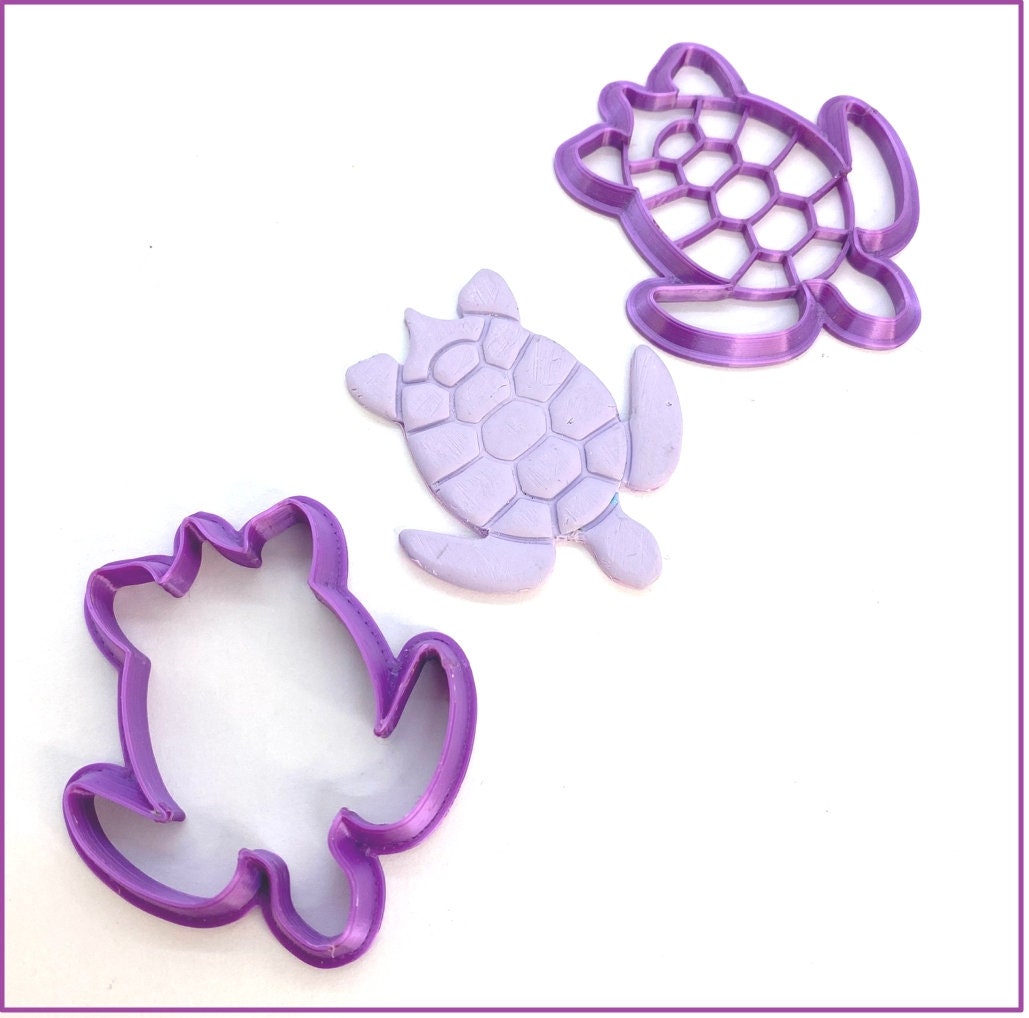 Polymer clay shape cutters | Turtles | polymer clay | Clay Tools | Gilly cutters | Clay Supplies