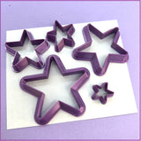 Polymer clay shape cutters | (Christmas stars) | clay cutters | Clay Tools | Gilly cutters | Clay Supplies