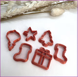 Polymer clay shape cutters | (Christmas shape clay cutters) | Gilly cutters | Clay Tools | Clay Supplies