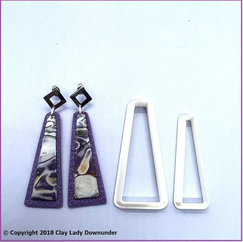 Polymer clay shape cutters | Long Triangles | clay cutters | Gilly cutters | Clay Tools | Clay Supplies
