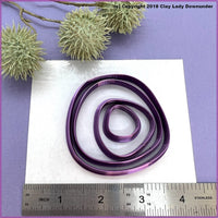 Polymer clay cutters, Organic Circles shape set, clay tools, clay supplies