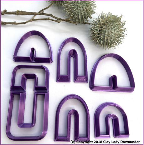 Polymer clay cutters, Arch shape (Archie), clay tools, clay supplies